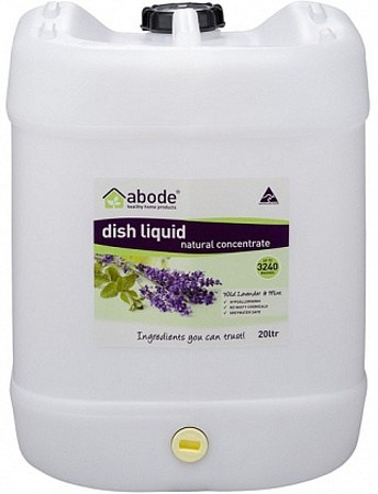 Abode Dishwashing Liquid Lavender & Mint (Drum + tap) 15L