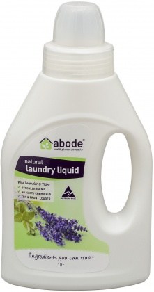 Abode Lavender & Mint Natural Laundry Liq 1ltr pour cap