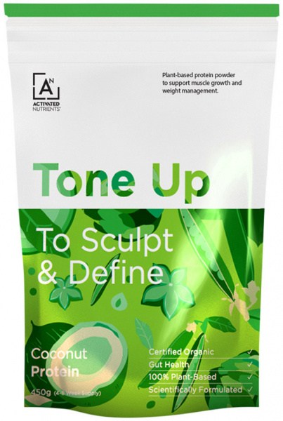 ACTIVATED NUTRIENTS Organic Tone Up Coconut Protein (To Sculpt & Define) 450g
