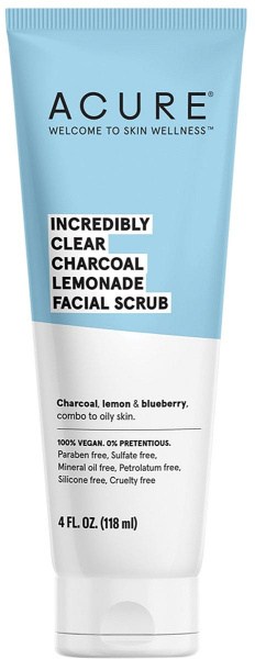 ACURE Incredibly Clear Charcoal Facial Scrub 118ml