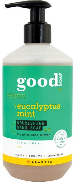 Alaffia Good Soap Hand Soap Eucalyptus Mint 355ml