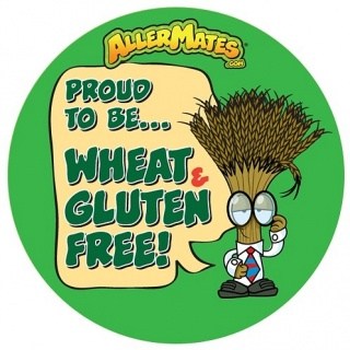 AllerMates Proud To Be Wheat-Gluten Free Stickers - 24 Pack