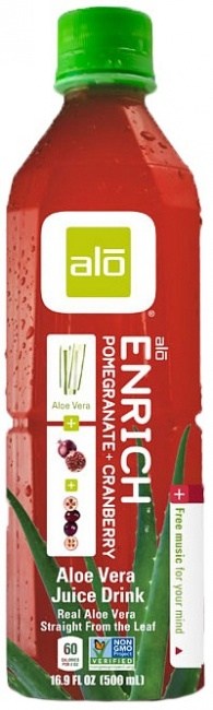 Alo Enrich Aloe Vera + Pomegranate + Cranberry 500ml x 12