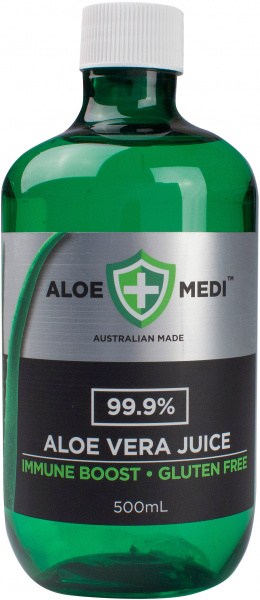 Aloe + Medi 99.9% Aloe Vera Juice Immune Boost  500ml