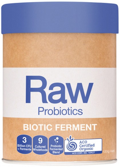AMAZONIA RAW Probiotics Organic Biotic Ferment 120g