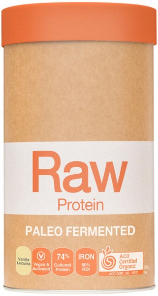 Amazonia Raw Raw Protein Paleo Fermented Vanilla Lucuma 500g
