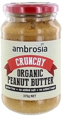 Ambrosia Organic Crunchy Peanut Butter 375g