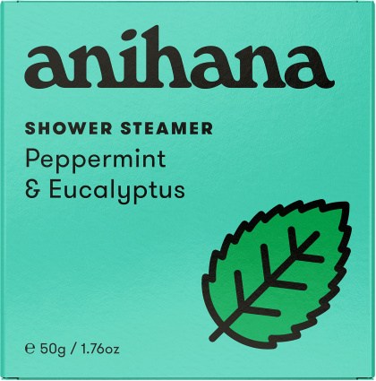 Anihana Shower Steamer Peppermint & Eucalyptus 50g