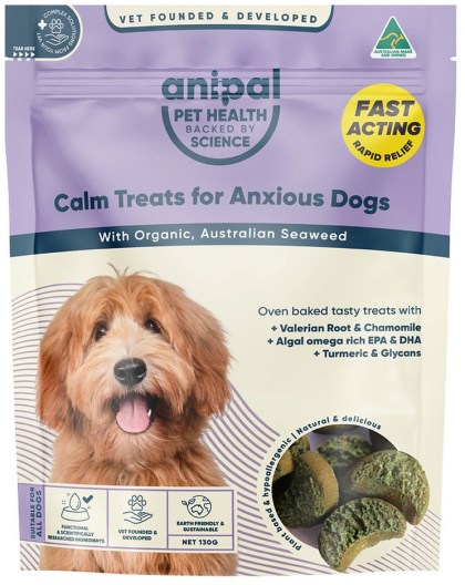 ANIPAL Calm Treats for Anxious Dogs 130g