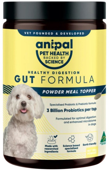 ANIPAL Healthy Digestion Gut Formula Powder Meal Topper (for Dogs) 135g