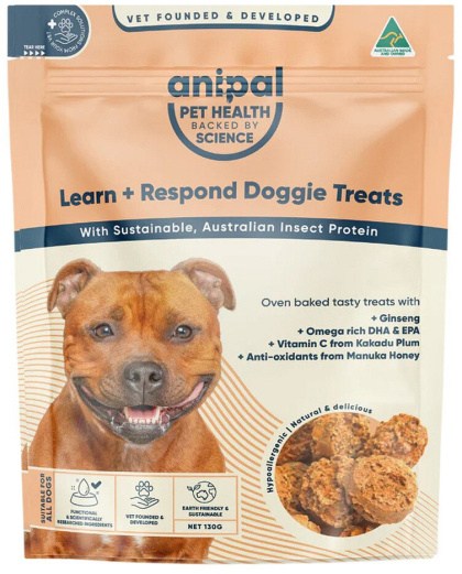 ANIPAL Learn + Respond Doggie Treats 130g