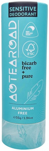AOTEAROAD Natural Deodorant Stick Bicarb Free + Pure 55g