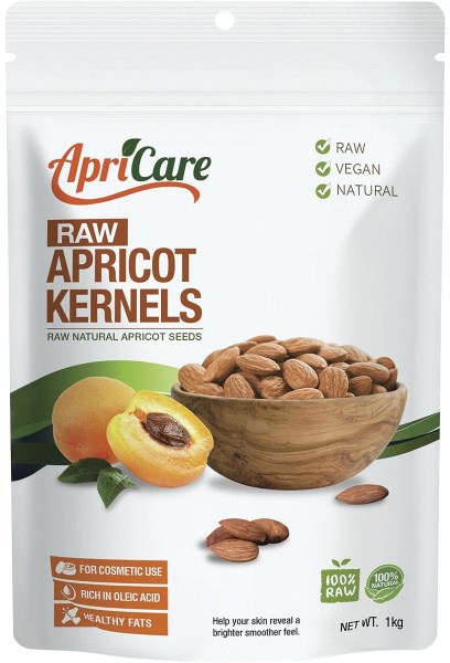 Apricare Apricot Kernels Raw 1kg