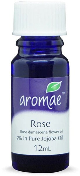 Aromae Rose 5% in Pure Jojoba Essential Oil 12mL