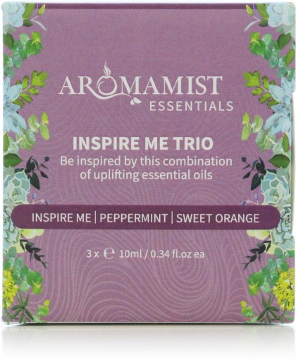 Aromamist Essentials Inspire Me Trio (Inspire Me, Peppermint, Sweet Orange)