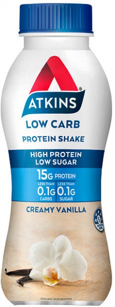 Atkins Advantage RTD Low Carb Protein Shake Vanilla 330ml JUL22