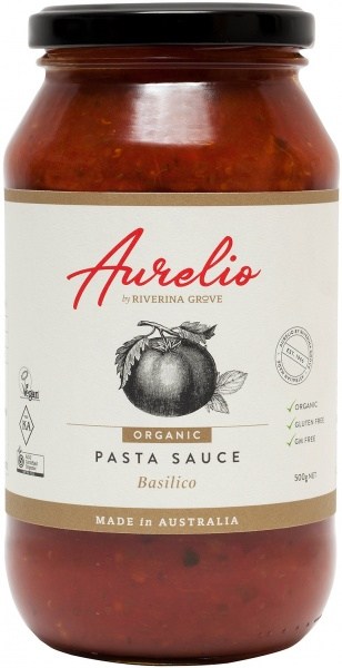 Aurelio Organic Basilico Pasta Sauce  500g