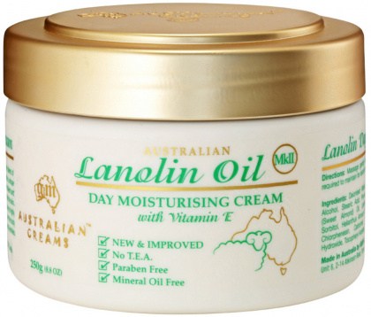 AUSTRALIAN CREAMS MK II Lanolin Oil Day Moisturising Cream with Vitamin E 250g