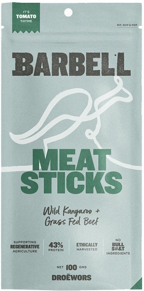 Barbell Tomato Thyme Meat Sticks  100g