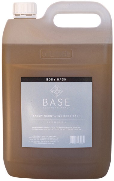BASE (SOAP WITH IMPACT) Body Wash Snowy Mountain Refill 5L