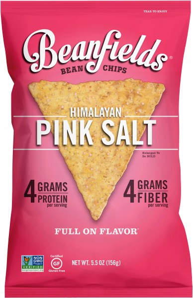 Beanfields Bean Chips Himalayan Pink Salt  6x156g