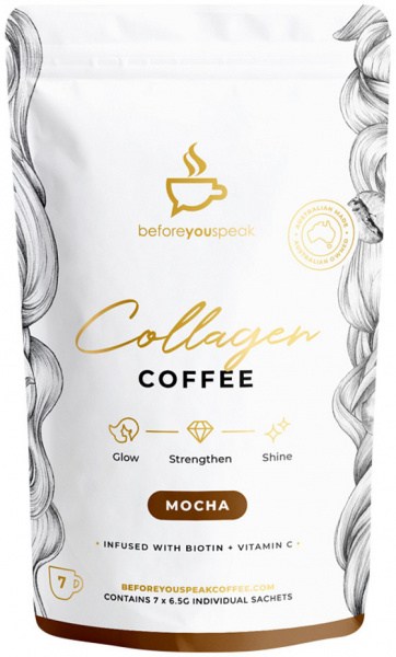 BEFORE YOU SPEAK Collagen Coffee Mocha 6.5g x 7 Pack