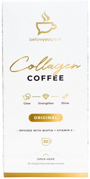 BEFORE YOU SPEAK Collagen Coffee Original 6.5g x 30 Pack