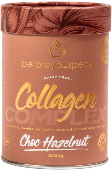 BEFORE YOU SPEAK Collagen Complex Choc Hazelnut 200g