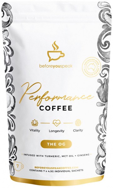 BEFORE YOU SPEAK Performance Coffee The OG 4.5g x 7 Pack