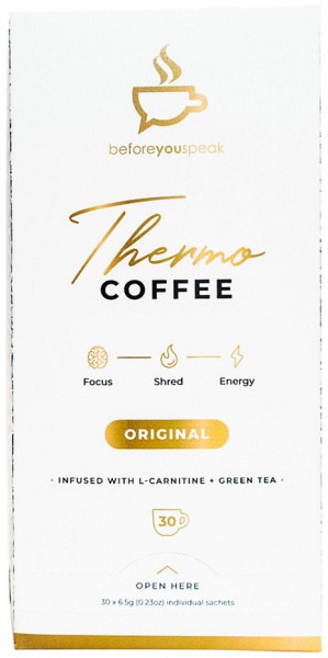 BEFORE YOU SPEAK Thermo Coffee Original 6.5g x 30 Pack