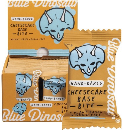 Blue Dinosaur Hand-Baked Bite Cheesecake Base 18x30g