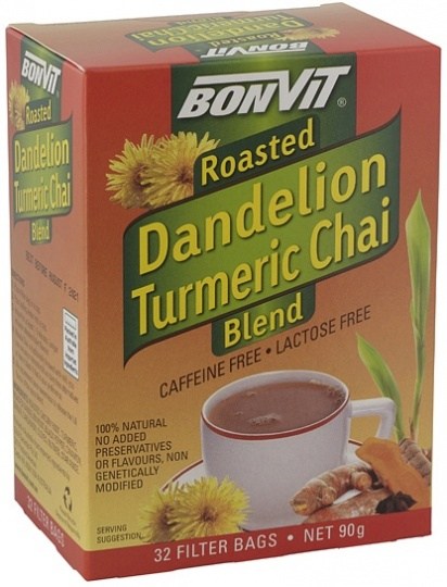 Bonvit Dandelion Turmeric Chai Blend  32 Filter Bags