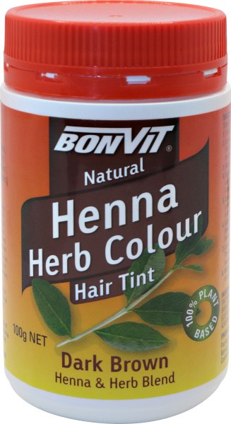 Bonvit Henna Powder Dark Brown 100g