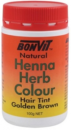 Bonvit Henna Powder Golden Brown 100g