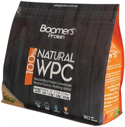 BOOMERS 100% Natural WPC (Whey Protein Concentrate) 1kg