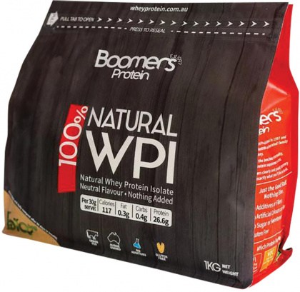 BOOMERS 100% Natural WPI (Whey Protein Isolate) 1kg