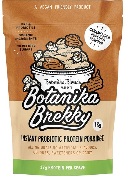 Botanika Blends Botanika Brekky Probiotic Porridge Caramel Popcorn 1kg