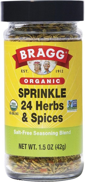 Bragg Seasoning Organic Sprinkle 24 Herb & Spices Salt-Free 42g