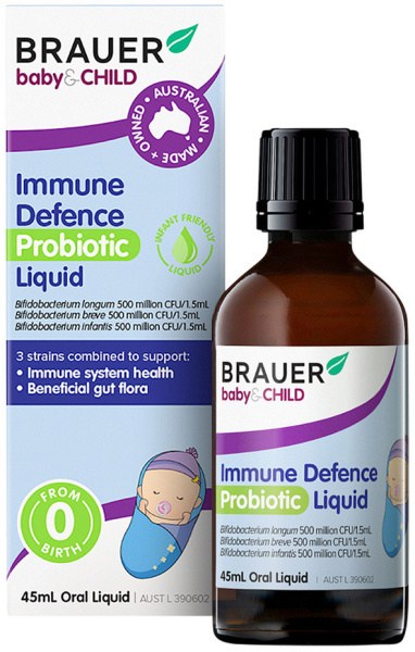 BRAUER Baby & Child Immune Defence Probiotic Liquid Oral Liquid 45ml