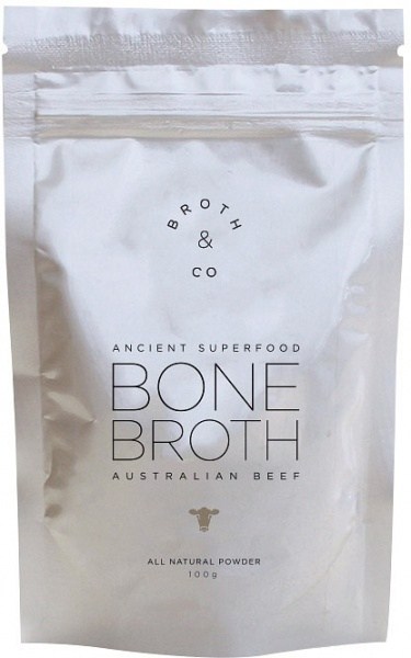 Broth & Co Australian Beef Bone Broth Powder  100g Pouch