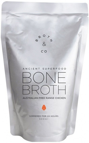 Broth & Co Free Range Chicken Bone Broth  500ml Pouch+*
