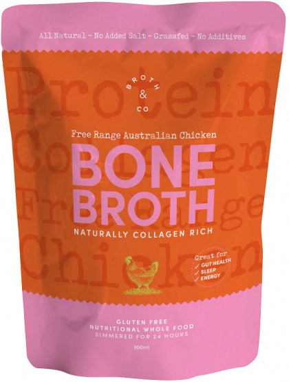 Broth & Co Free Range Chicken Bone Broth  300ml Pouch