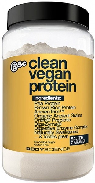 BSc Clean Vegan Protein Powder Salted Caramel  1Kg