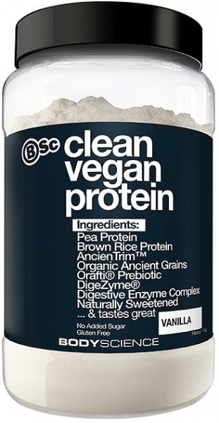 BSc Clean Vegan Protein Powder Vanilla  1Kg