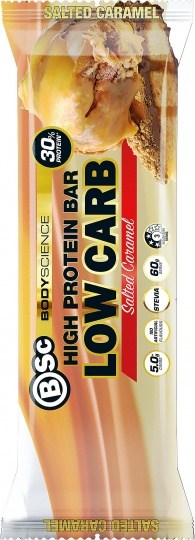 BSc High Protein Low Carb Bar Salted Caramel 12x60g