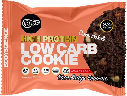 BSc High Protein Low Carb Cookies Choc Fudge Brownie  8x65g