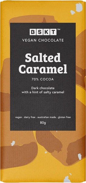 BSKT Vegan Chocolate Salted Caramel  80g