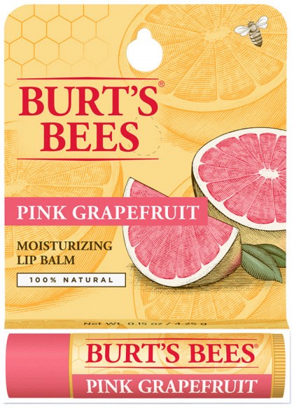 BURT'S BEES Moisturising Lip Balm Pink Grapefruit 4.25g