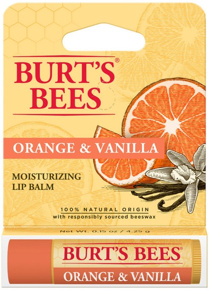 BURT'S BEES Moisturising Lip Balm Orange & Vanilla 4.25g