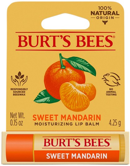 BURT'S BEES Moisturising Lip Balm Sweet Mandarin 4.25g